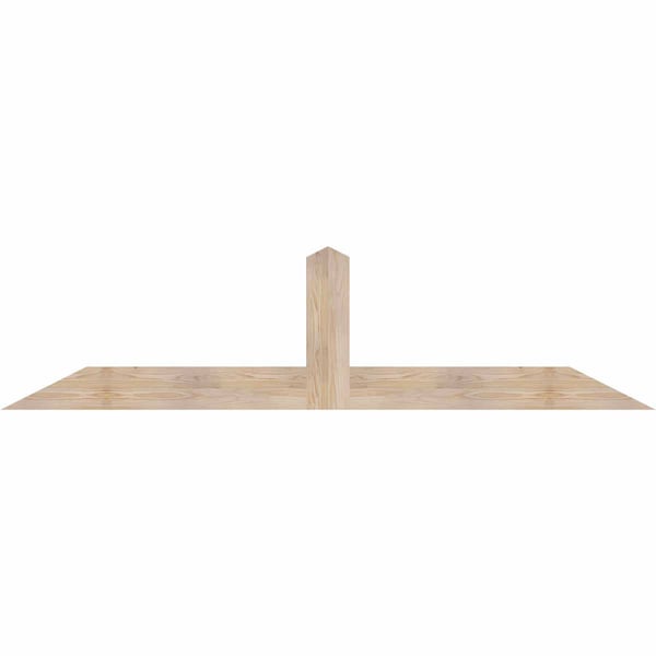 Ekena Millwork Portland Smooth Timber Gable Bracket, Douglas Fir, 84"W x 21"H x 1 1/2"D x 5 1/2"F, 6/12 Pitch GBW084X21X0206POR00SDF - main